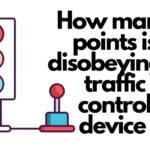 Accordingly, how many points is disobeying a traffic control device? When violating a traffic control device, a law enforcement officer would issue tickets